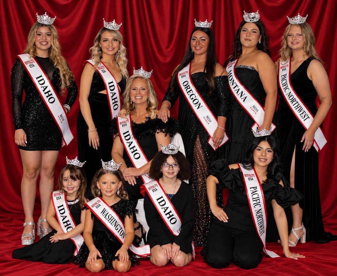 Royalty USA Pacific Northwest titleholders together